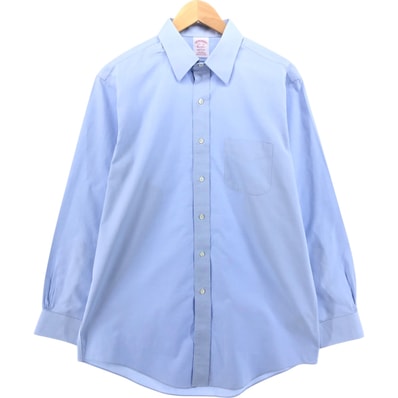 古着 ブルックスブラザーズ Brooks Brothers Est.1818 MADISON 長袖 コットンシャツ メンズM相当/eaa539790