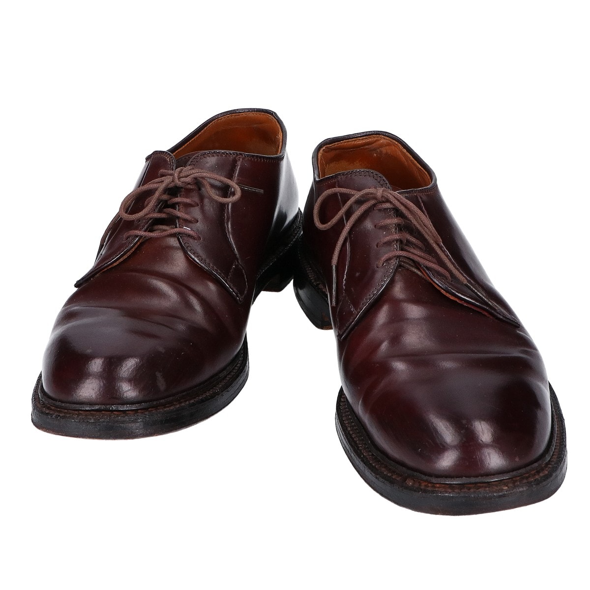 オールデン 990 コードバン プレーントゥ レザーシューズ 7D