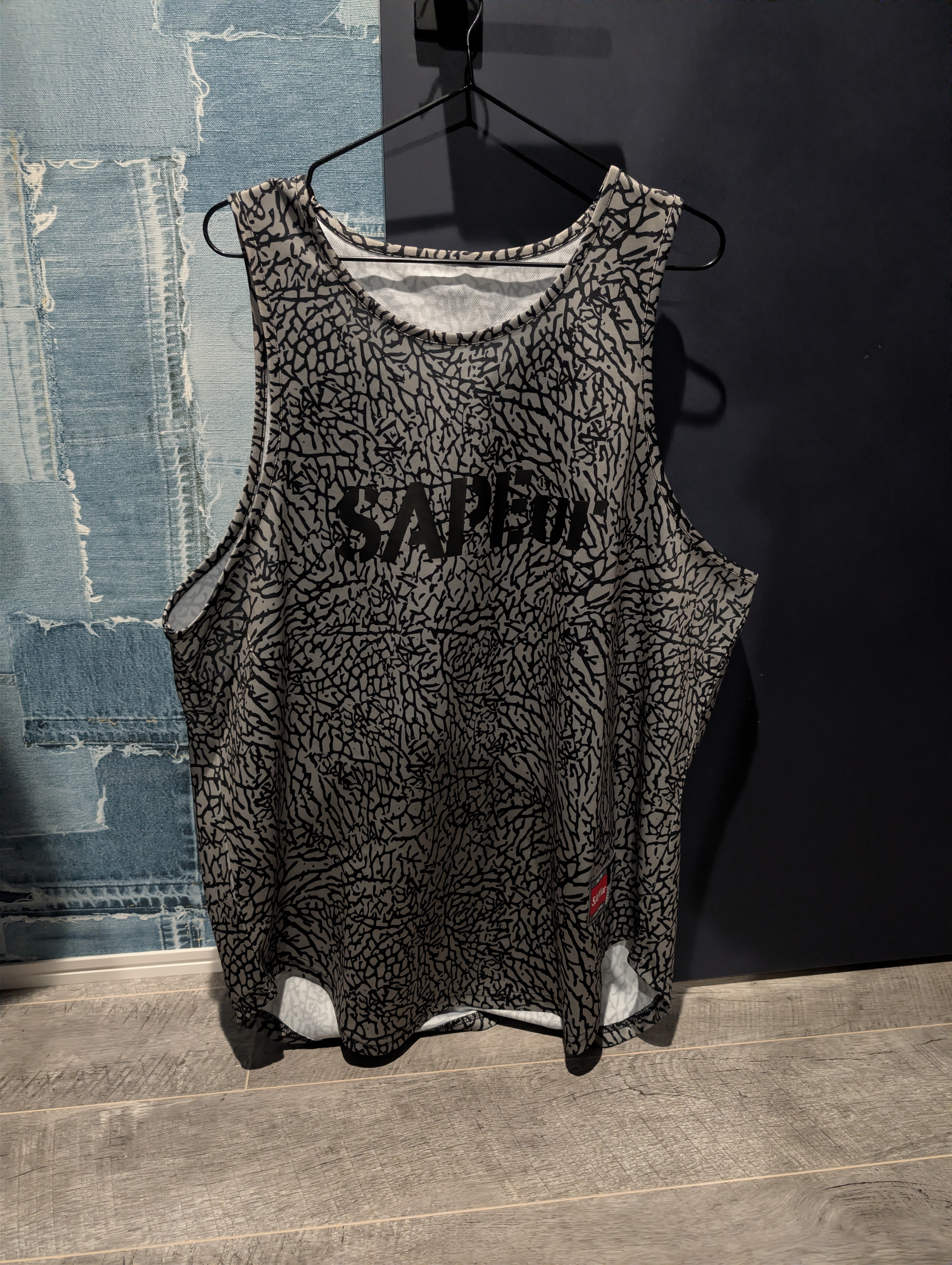 SAPEur LTD Sports Wear Dry Basic Tank Top "CEMENT" "Gray"