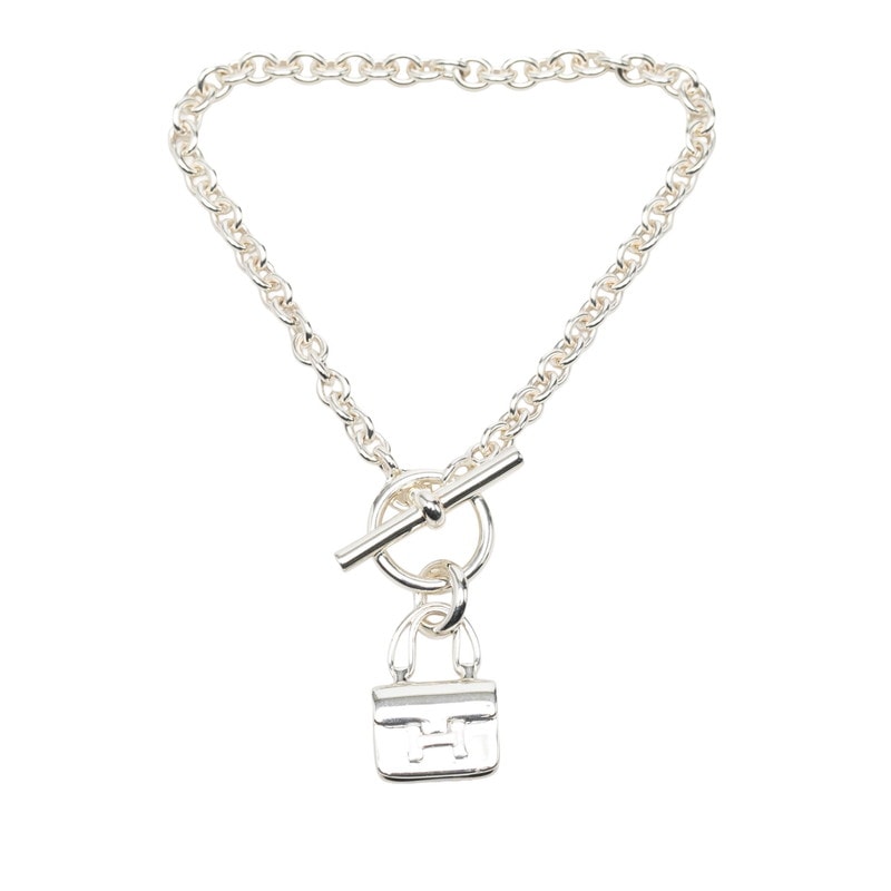 エルメス アミュレット コンスタンス チェーン ブレスレット SV925 シルバー レディース HERMES 中古