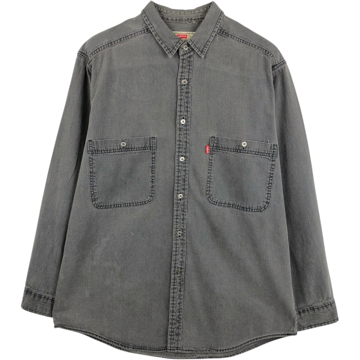 古着 リーバイス Levi's 長袖 デニムシャツ メンズL相当/eaa674882