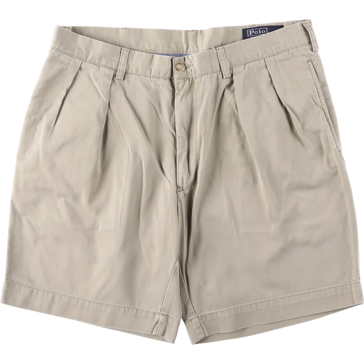 古着 ラルフローレン Ralph Lauren POLO by Ralph Lauren CLASSIC PLEATES 9'' ツータック チノショーツ ショートパンツ メンズw37相当/eaa660194