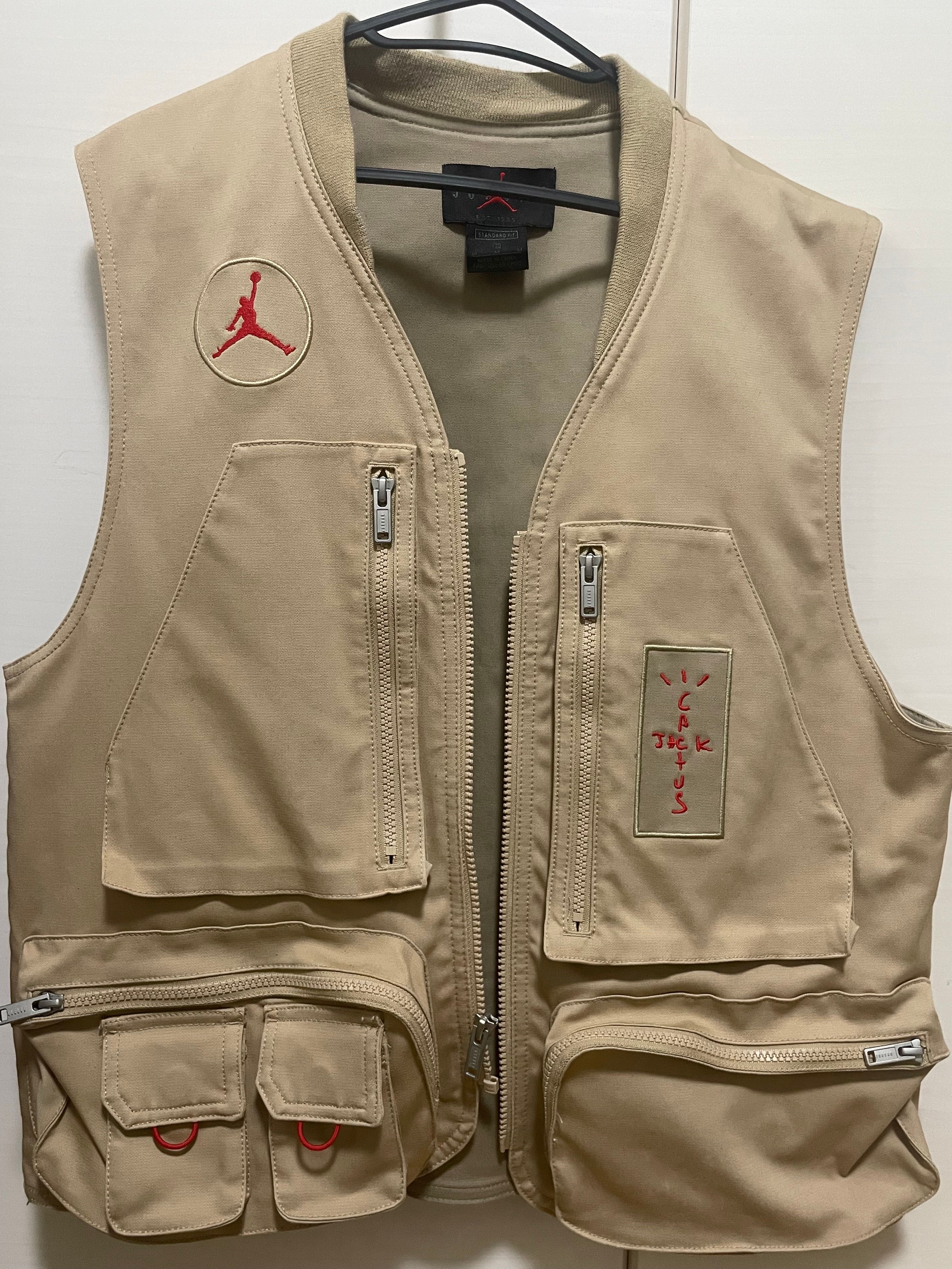 Air Jordan x Travis Cactus Jack Utility Vest "Khaki Desert"
