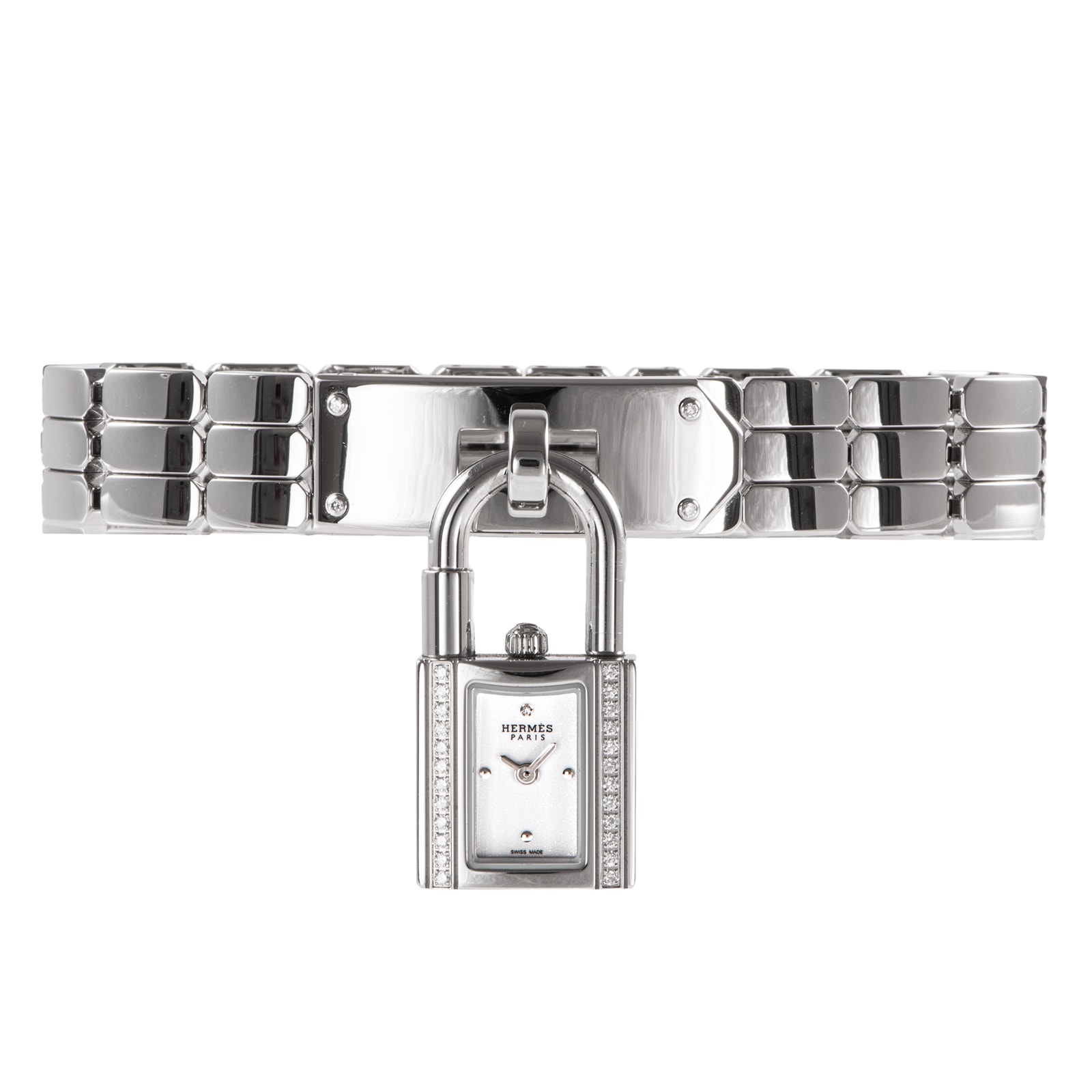 HERMES エルメス ケリーウォッチ KE4.130 ステンレススチール【中古】