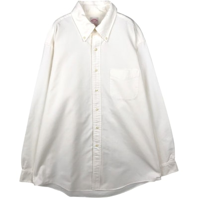古着 ブルックスブラザーズ Brooks Brothers 1818 長袖 ボタンダウンシャツ メンズL相当/eaa642811