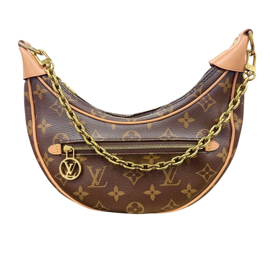 ルイ ヴィトン LOUIS VUITTON ショルダーバッグ モノグラム ループ モノグラムキャンバス ブラウン レディース M81098【中古】 z10982