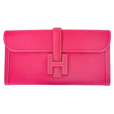 HERMES エルメス クラッチバッグ ジジェエラン 29 ローズティリアン エプソン T刻印 新品未使用
