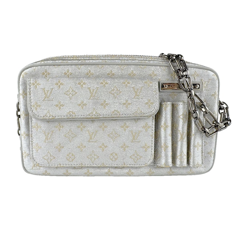 ルイ ヴィトン LOUIS VUITTON ショルダーバッグ モノグラム シャイン マッケンナ/モノグラム シャイン シルバー レディース M92362【中古】 z9425