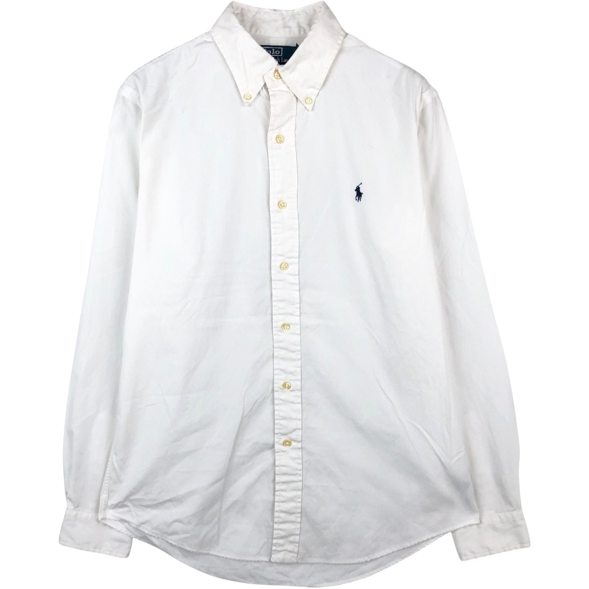 古着 ラルフローレン Ralph Lauren CUSTOM FIT 長袖 ボタンダウンシャツ メンズM相当/eaa673623