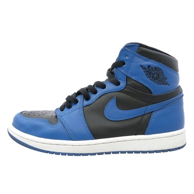 NIKE ナイキ スニーカー 555088-404 Air Jordan 1 Retro High OG Dark Marina Blue エアジョーダン1 レトロ ハイ OG ダークマリーナブルー ハイカットスニーカー ブルー系 25.5cm【中古】