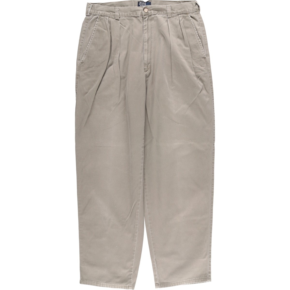 古着 90年代 ラルフローレン Ralph Lauren POLO by Ralph Lauren ツータック チノパンツ USA製 メンズw33相当 ヴィンテージ/eaa593341