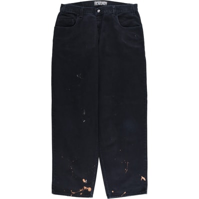 古着 00年代 リーバイス Levi's SILVER TAB シルバータブ BAGGY FIT ブラックデニム ストレートデニムパンツ メンズw36相当/eaa628197