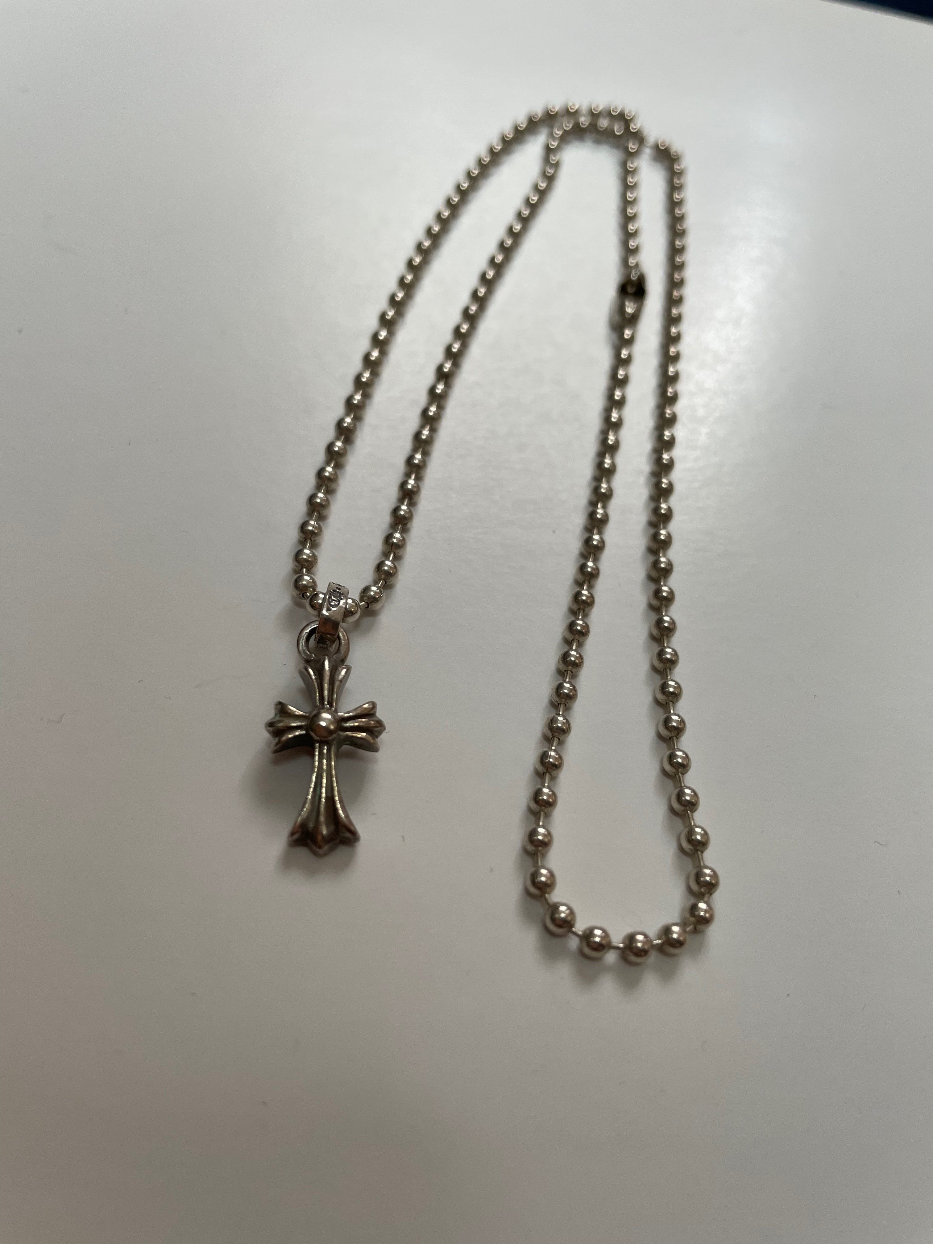 Chrome Hearts CH Cross Baby Fat Charm "Silver"