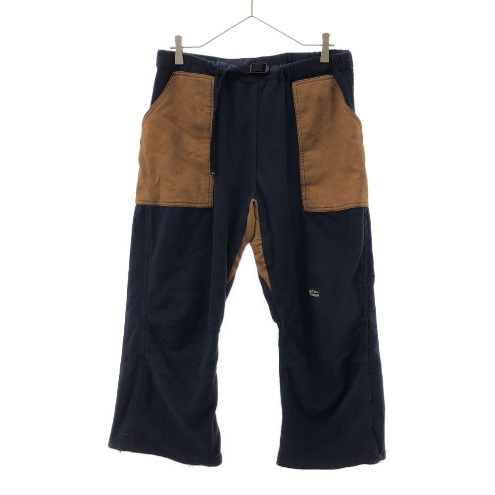 MANASTASH 異素材切替 リサイクルフリース パンツ