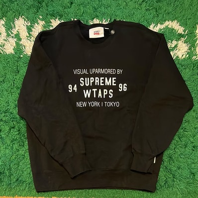 Supreme / WTAPS Crewneck "Black" 21274SPD-CSM03S