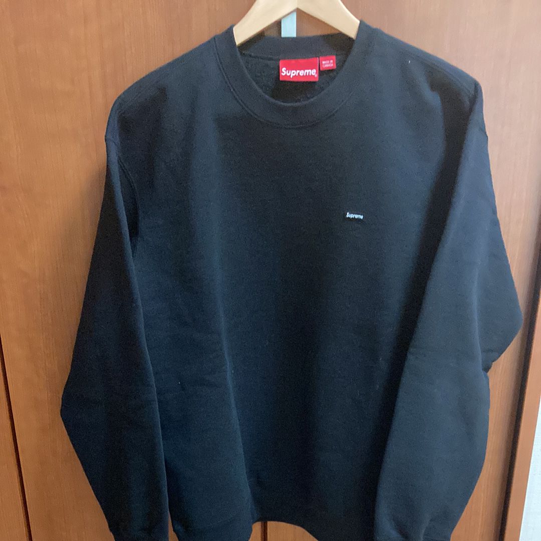 シュプリーム スモール ボックス クルーネック "ブラック" (22SS)