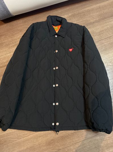 HUMAN MADE Quilted Coach Jacket "Black"