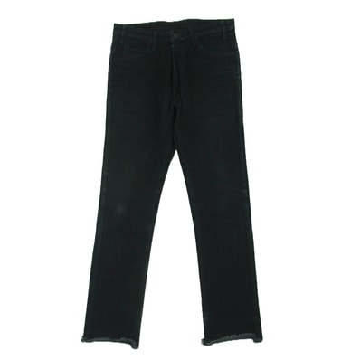 UNUSED アンユーズド デニムパンツ UW0527 カットオフ スリム デニム パンツ 日本製 ブラック系 1【中古】