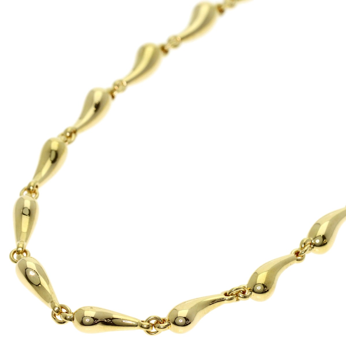 TIFFANY&Co. ティファニー ティアドロップ ネックレス K18YG レディース [中古]