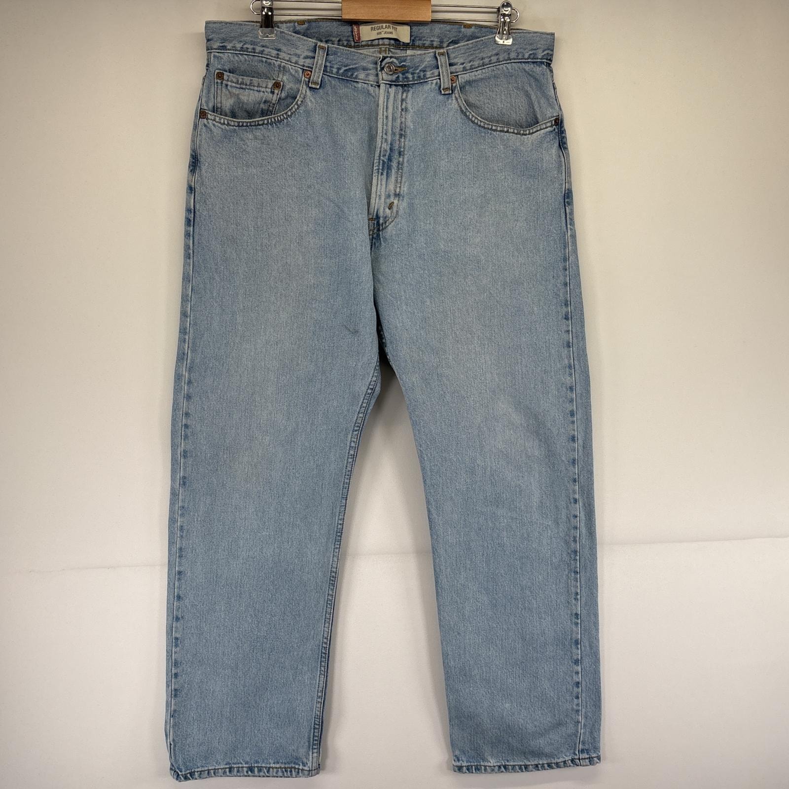 古着 リーバイス Levi's デニムパンツ 505 ストレート ジーンズ ジーパン 5ポケット 長ズボン 大きいサイズ w38 L30  ブルー メンズ