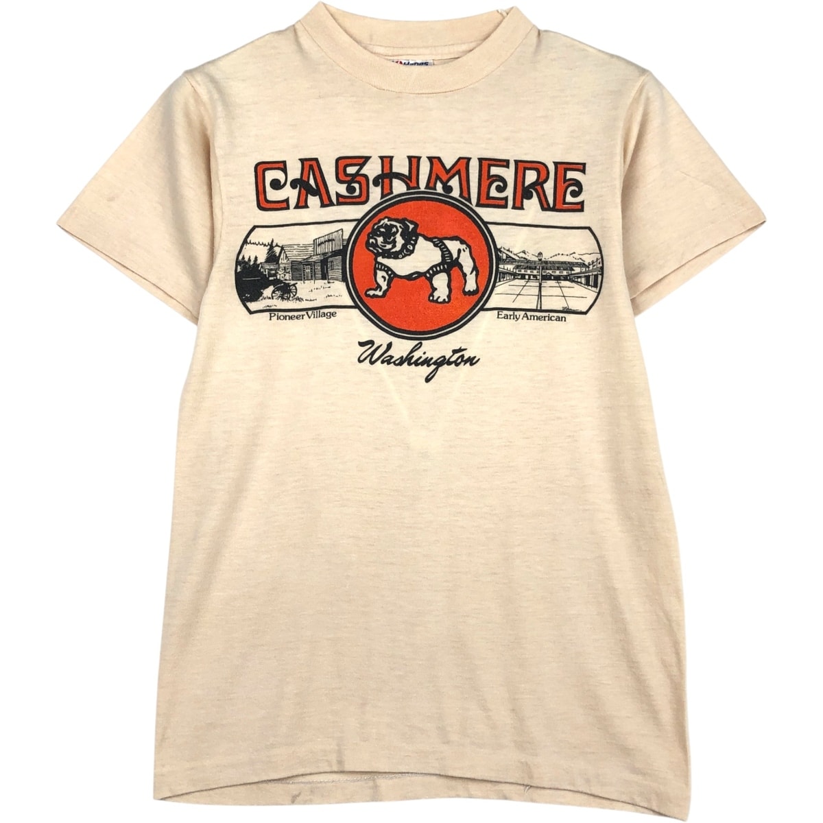 古着 80~90年代 ヘインズ Hanes 50/50 combed プリントTシャツ USA製 レディースS相当 ヴィンテージ/eaa635582