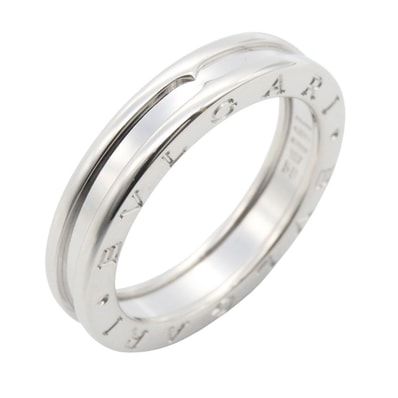 ブルガリ BVLGARI B-zero1 ビーゼロワン リング 1バンド リング・指輪 ジュエリー K18WG(ホワイトゴールド) メンズ レディース シルバー系 346566 【中古】