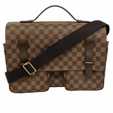 【6dd4967】ルイヴィトン ショルダーバッグ ダミエ ブロードウェイ N42270 エベヌ【中古】レディース