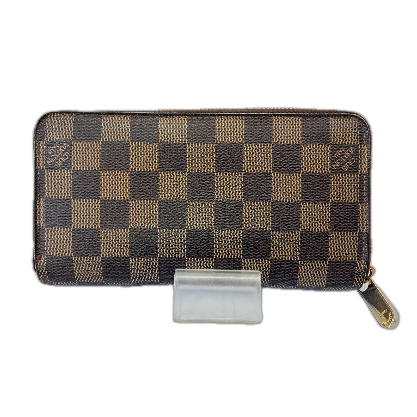 LOUIS VUITTON ルイヴィトン ジッピーウォレット ラウンド長財布 N60015 ブラウン