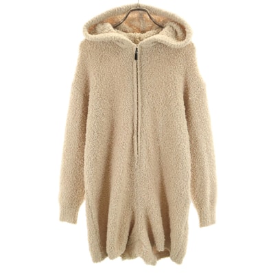 gelato pique ジェラートピケ 長袖 ルームウェア F ベージュ イヌ ふわもこ オールインワン