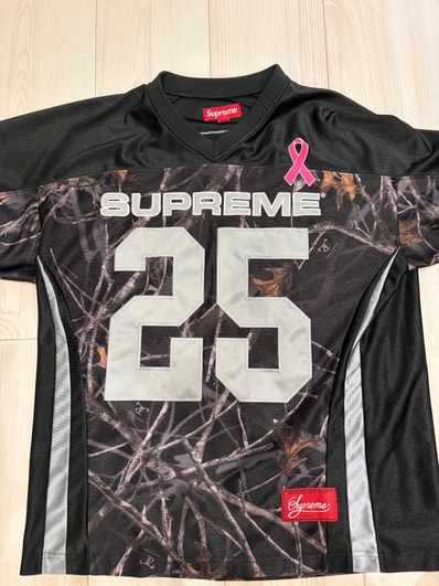 Supreme Breast Cancer Awareness Football Jersey "Black"