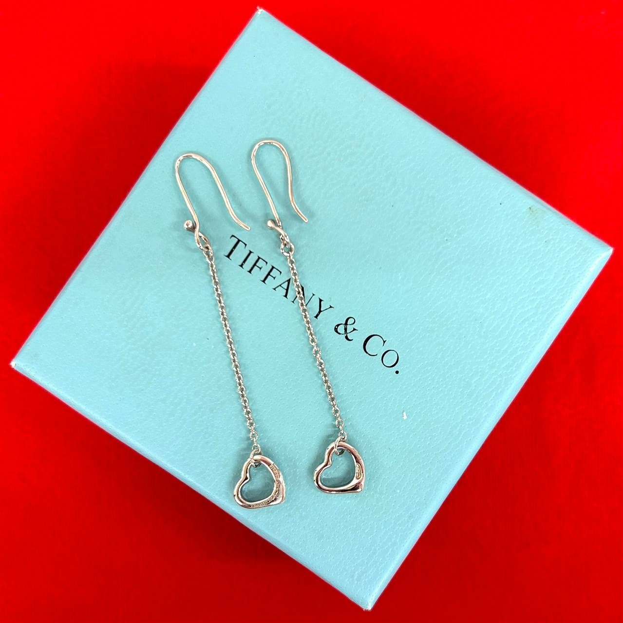 TIFFANY&Co. ティファニー オープンハート ピアス シルバー925 ピアス シルバー
 69620