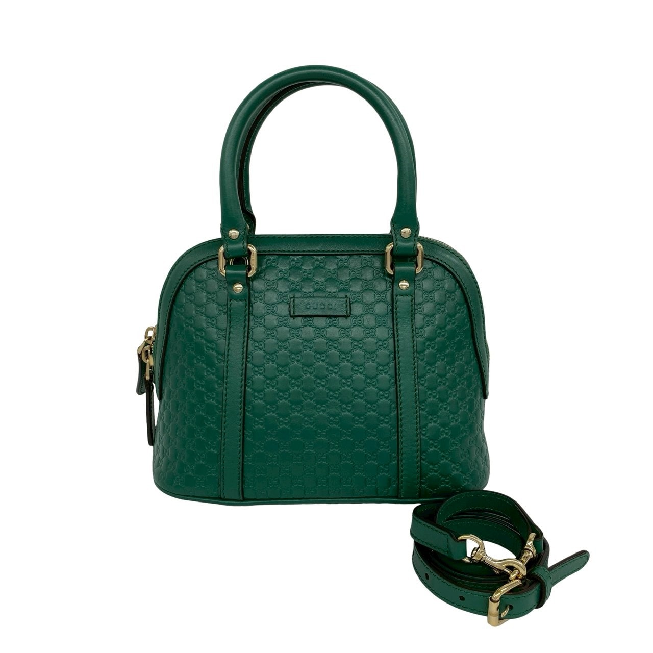 B (目立った傷や汚れなし)】GUCCI グッチ マイクロ グッチシマ レザー