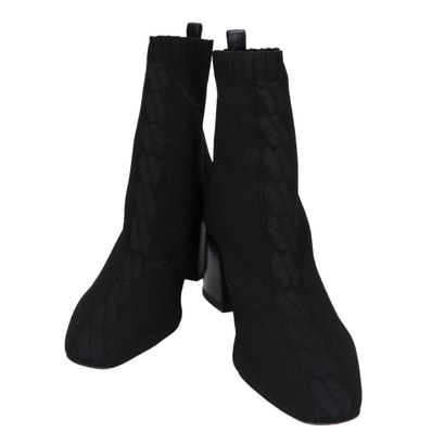 エルメス 【美品】ヴォルヴェール 60 ニットブーツ 37