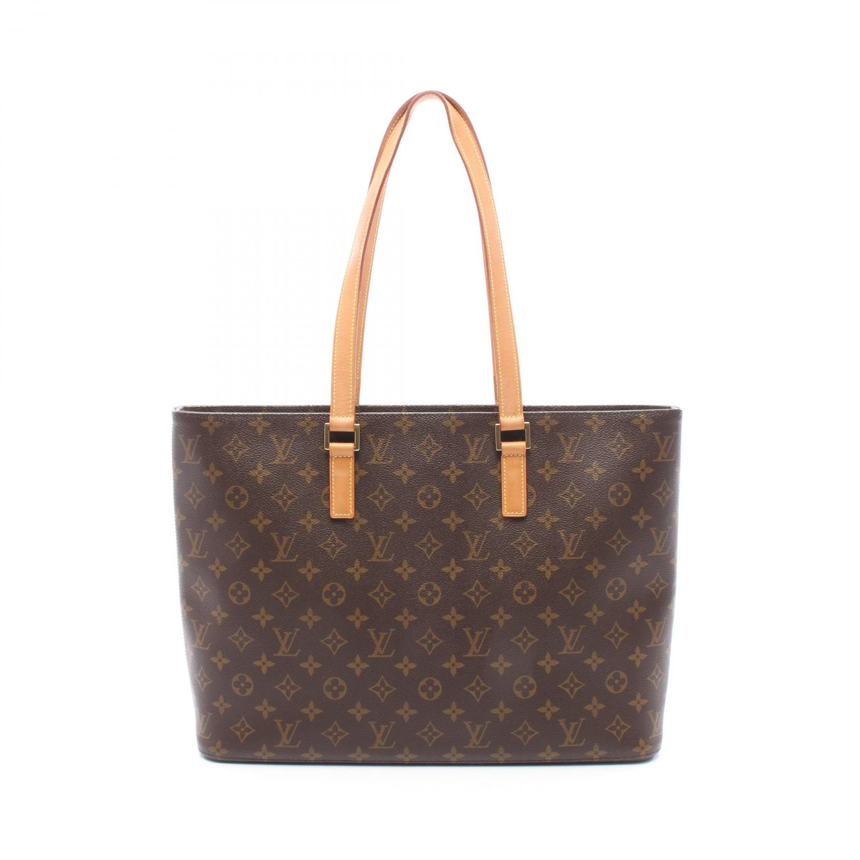 ルイ・ヴィトン LOUIS VUITTON ルコ トートバッグ バッグ PVCコーティングキャンバス レザー モノグラム レディース ブラウン系 M51155 【中古】