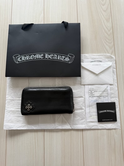 Chrome Hearts Rectangular Full Zip Filigree Plus Wallet "Black"