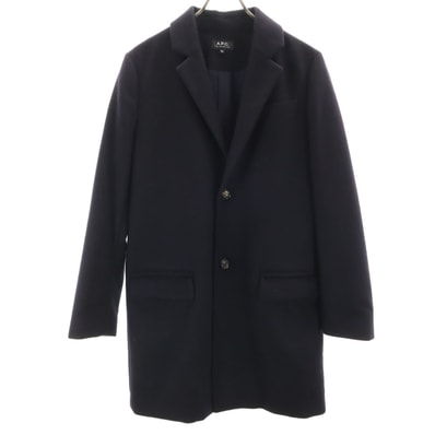 A.P.C. アーペーセー チェスターコート XS 濃紺 中綿