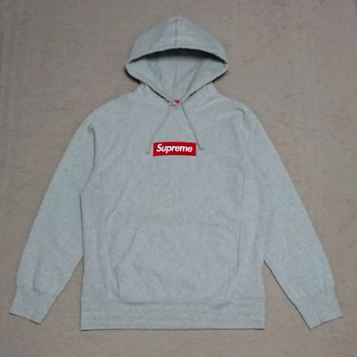 Supreme Box Logo Hooded Sweatshirt "Heather Grey" (16FW)