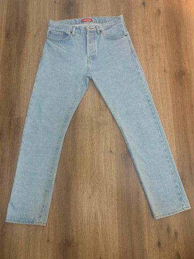 Supreme Stone Washed Slim Jean "Stone Washed Indigo"