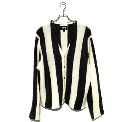 Stussy Stripe Brushed Cardigan "Natural"