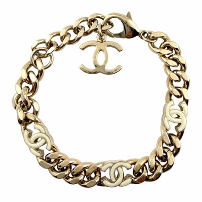 美品 シャネル ブレスレット ゴールド レディース B22S AB8299