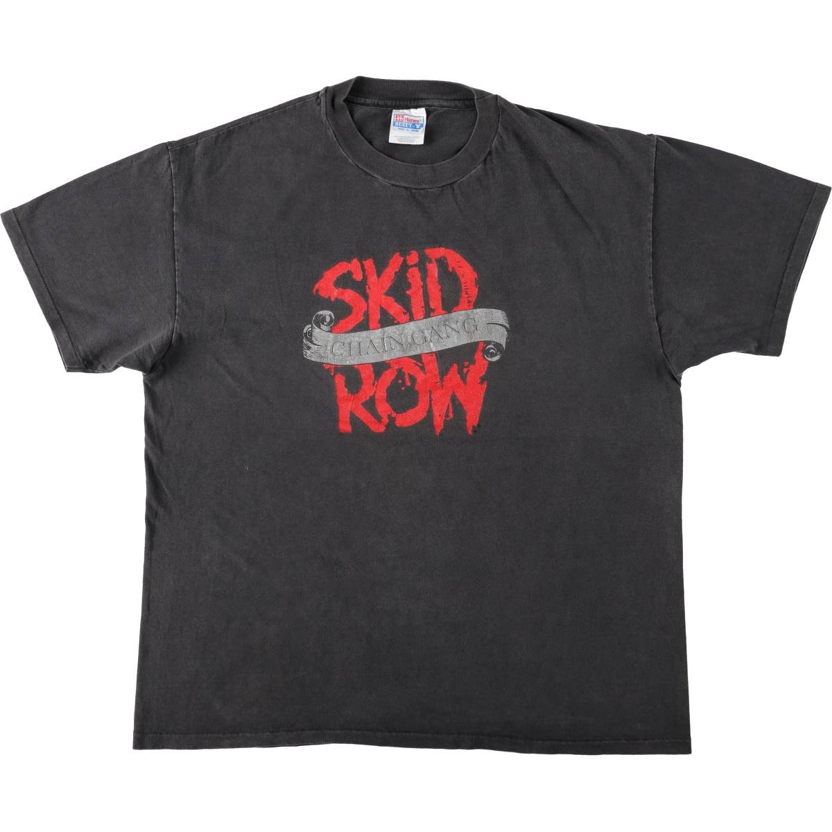 古着 ヘインズ Hanes BEEFY-T SKID ROW スキッドロウ バンドTシャツ バンT USA製 メンズXL相当/eaa658451