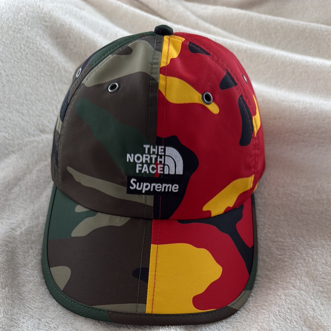 Supreme x GOODENOUGH Crushed Rayon Camp Cap 