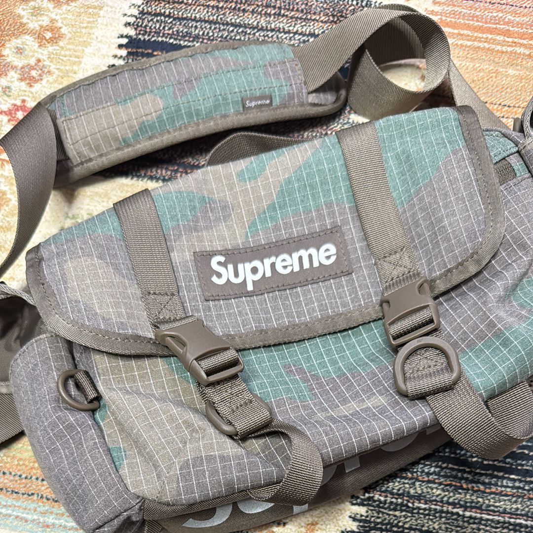 Supreme Mini Duffle Bag "Woodland Camo" (24SS)