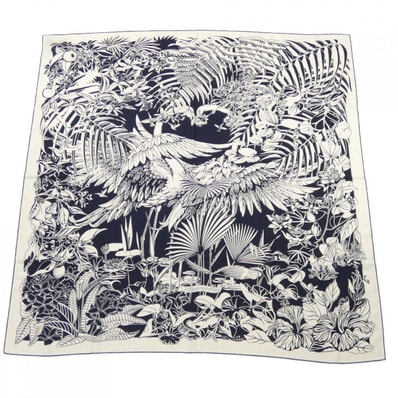 エルメス HERMES FLAMINGO PARTY H242898S カレジェアン140 ショール