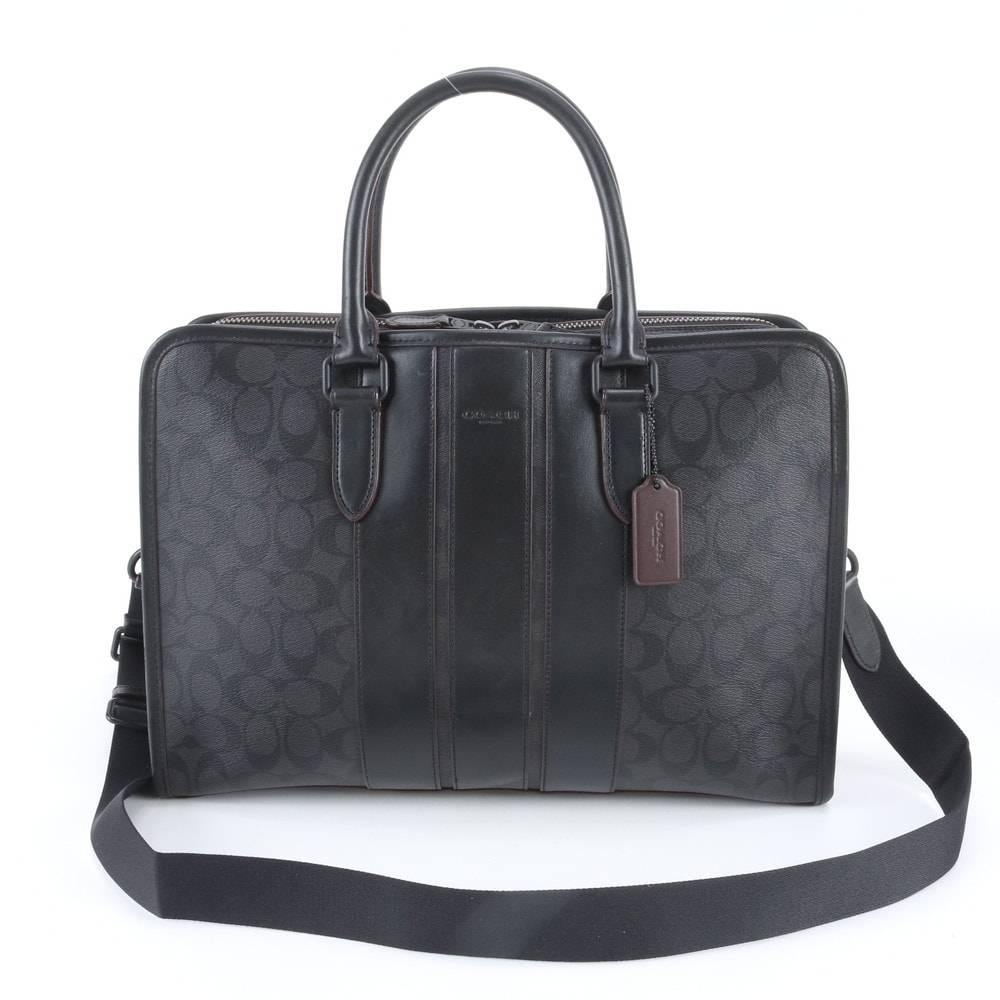 ■美品 コーチ シグネチャー F23212 ビジネス バッグ