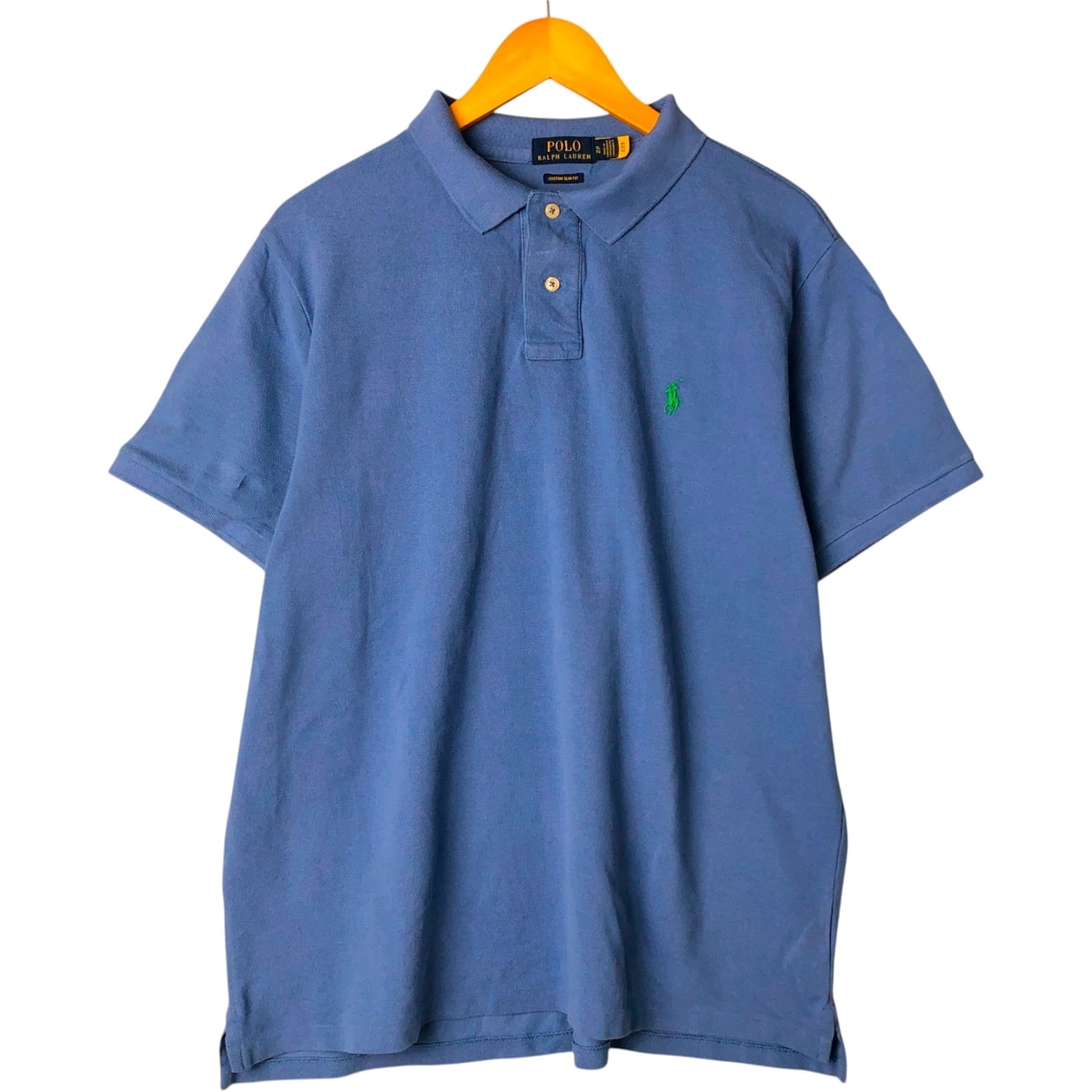 古着 ラルフローレン Ralph Lauren POLO RALPH LAUREN CUSTOM SLIM FIT 半袖 ポロシャツ メンズXL相当/eaa576359