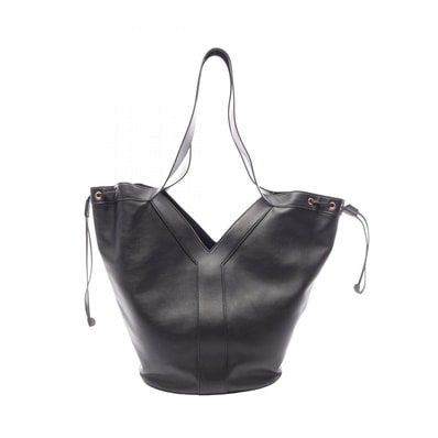 サンローランパリ SAINT LAURENT PARIS Y ホーボー トートバッグ バッグ レザー レディース ブラック系 833160 【中古】