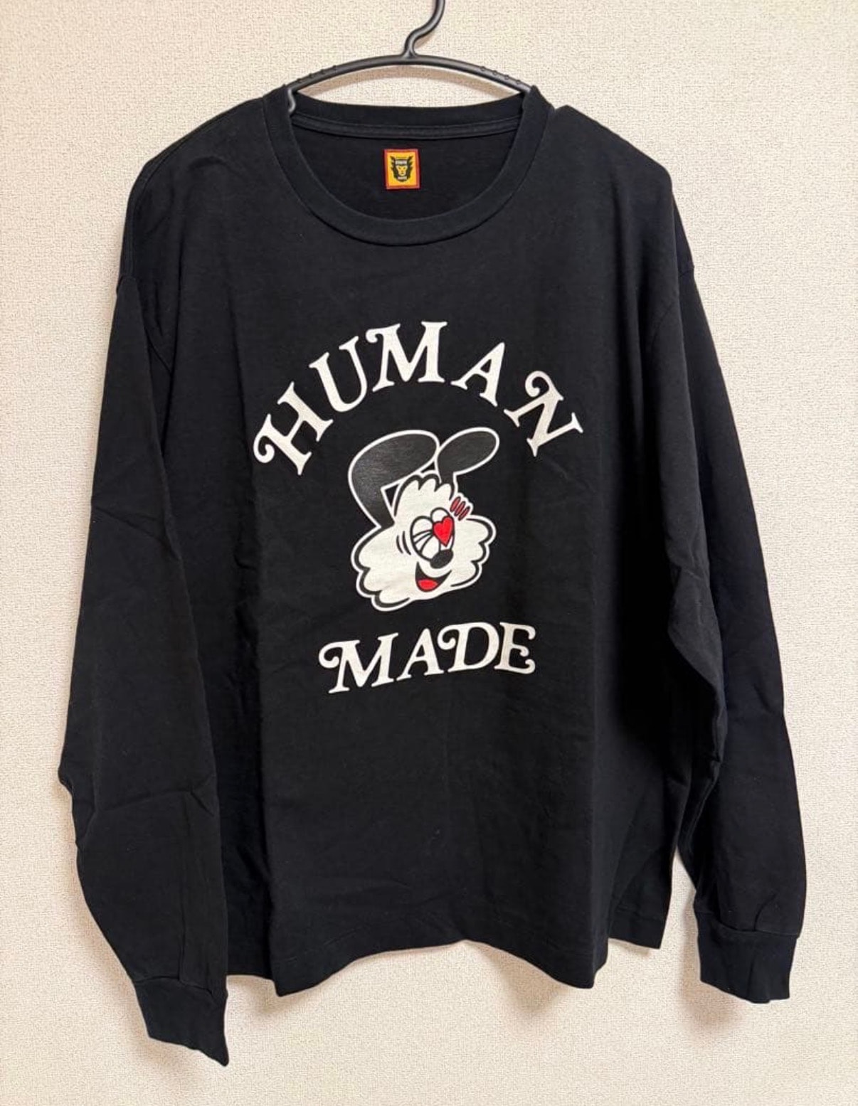 HUMAN MADE GDC White Day L/S T-shirt "Black" / VERDY