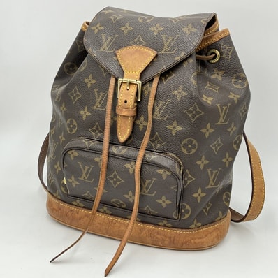 LOUIS VUITTON(ルイ・ヴィトン)モンスリMM モノグラム ヴィンテージ リュックサック バックパック レザー ブラウン M51136【中古】