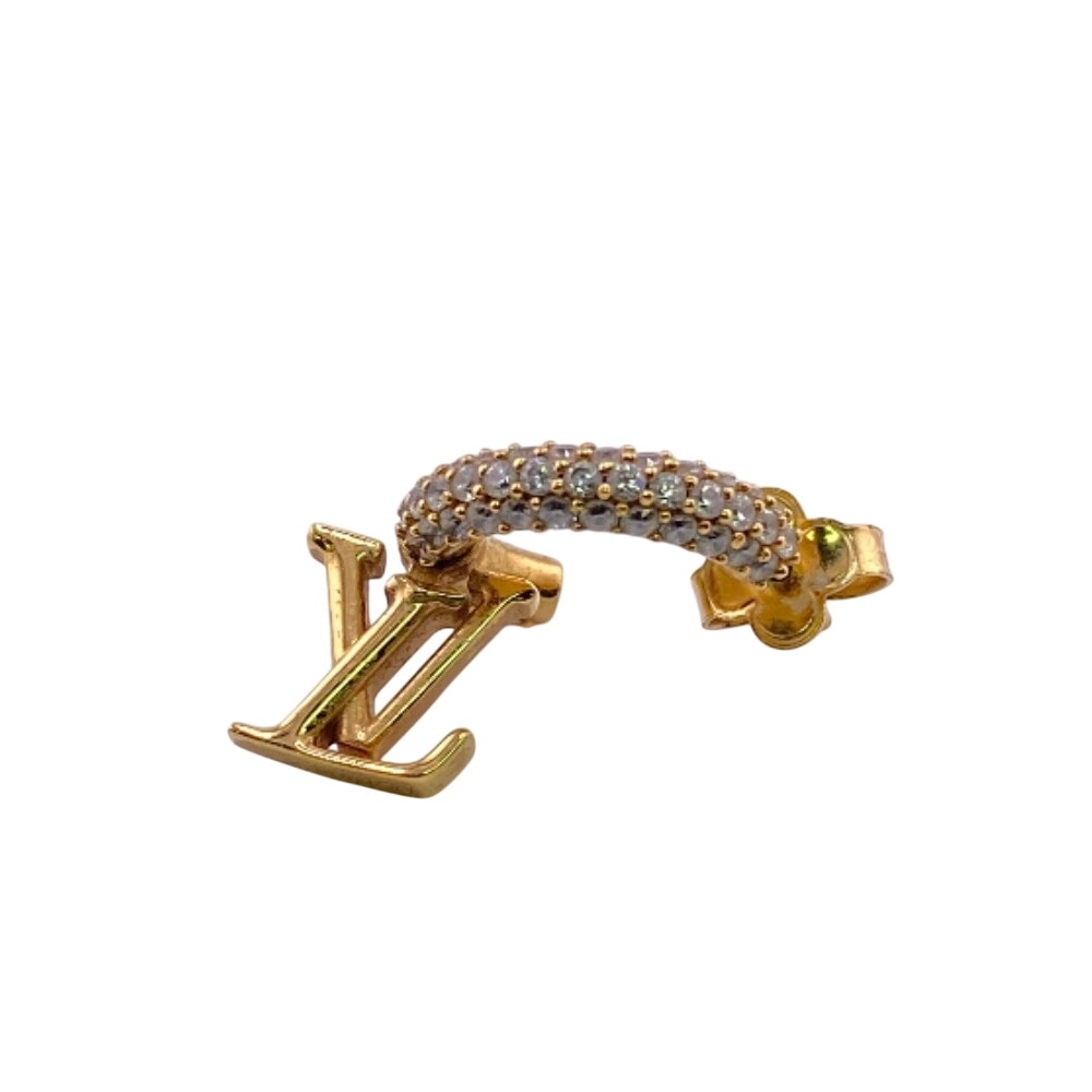 ルイヴィトン LOUIS VUITTON ピアス ピアス フープ・LV アイコニック フープピアス M01732 ゴールド